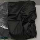 iBirdie Outdoor TV Cover 52 to 55 inch Weatherproof, Cover Size 52''L x 31''H, Waterproof for Outside Flat Screen 52 to 55 inch TV, Black, 600D Thick Fabric Screen Protector with Bottom