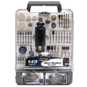 Chicago Power Tool 63516 Mini Rotary Tool Set - 149 Piece