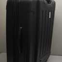 Kenneth Cole REACTION Renegade Luggage Expandable 8-Wheel Spinner Lightweight Hardside Suitcase, Black, 20-Inch Carry On