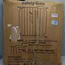 Extra Wide Long Baby Gates 62-67 Inch Stairs Doorways Pet Dog gate Indoor Outdoor Pressure Mount No Drill Walk Through Safety Child Gate