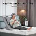 Adjustable Power Lifting Bed Backrest for Elderly Patient Injured,Sit-up Back Rest Chair for Neck Lumbar Back Support