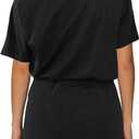 Hilinker Womens Sexy Pajama Set Off Shoulder Top and Shorts Lounge Sets Summer 2 Piece Outfits Black Small (Black, S)