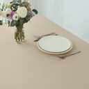 maxmill Weaved Texture Rectangle Tablecloth Water Resistant Wrinkle Free Spill-Proof, Soft Table Cloth for Dining Room Decoration, Banquet Parties Event Holiday Dinner, 60 x 84 Inch Natural