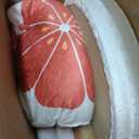 Cat Houses for Indoor Cats, Small Cat Tree with Sisal Ropes and Plush Perch, Cute Cat Bed Cave with Soft Pillow, Grapefruit Design