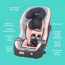 Baby Trend Trooper Slim 3-in-1 Convertible Car Seat, Quartz Pink Slim Fit, 3-in-1 Growth Modes, Lightweight Design, Adjustable Comfort Padding, Manufacture Date 05/20/26