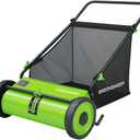 Pickup Pro Garden Sweeper - Manual Leaf & Grass Push Lawn Sweeper (Pickup Pro Max)