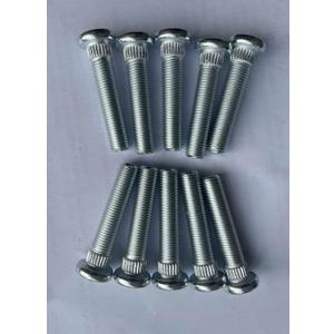 10PCS 5/8" Longer Than Stock Wheel Stud Lug Bolts 7/16-20 Thread .487 in. Knurl OEM Quality Extended Extra Length Replacement for Chevrolet Dodge Pontiac, Oldsmobile & Buick