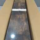 upsimples Floating Shelves for Wall Decor and Storage, Brown, 6Pcs 23.6''