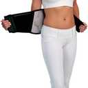 DonJoy ComfortFORM Wrap-Around Back Support Brace, X-Large (Waist: 38" - 42") Black