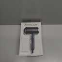 Hair Dryer with Comb | 1800W Blow Dryer with Diffuser for Curly Hair | Plasma Ionic Hairdryer for Frizz Control | Foldable & Protable Design for Travel | 6.5 ft ALCI Cord (Black)