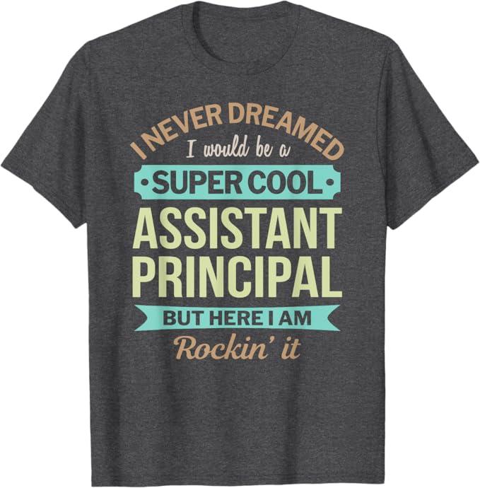 Assistant Principal Gift Funny Appreciation T-Shirt, Small