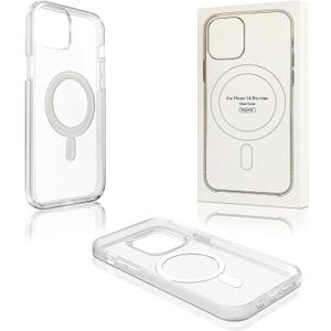 Magnetic Clear Case for iPhone 14 Pro Max Crystal Magnetic Protection Case Hot Shockproof 2 in 1 Magnet Transparent Magnetic Phone case for iPhone 14 Pro Max Mag safeing Clear case Phone Cover