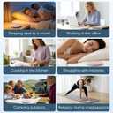 Sleep Pillow Speaker, 2026 New Bluetooth Pillow Speaker, Portable Bluetooth Under Pillow Speaker with White Noisefor Deep Sleeping, for Side Sleepers and Deep Sleep (No Charger (Pink)