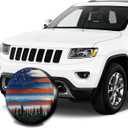 Spare Tire Cover Waterproof Sun Protection Fit for Trailers, RV, SUV, Off-Road Vehicle, Camper, and Trucks Black (14" for tire Diameter 23.62"-27.16")