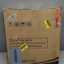 45lbs Patio Umbrella Base, Heavy Duty Fringe Umbrella Stand Pre-Filled Concrete, No Sand/Water Needed, Fits 6-12ft Market Umbrella, Wind-Resistant for Deck, Poolside, Balcony (Teak)