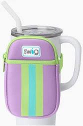 Swig Life Mega Mug Pouch, Water Bottle Bag with Adjustable Strap, Water Bottle Fanny Pack with Zippered Phone Pocket, Holds Travel Essentials, Bottles, Tumbler Accessories