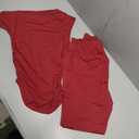 Women's 2 Piece Lounge Sets Ruched Short Sleeve Top & Wide Leg Pants Loungewear Tracksuit Sets Outfit with Pocket, Size Medium