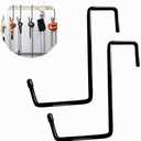 2 Pieces of Heavy Duty S-Shaped Metal Hooks - 8 Inch Z Hook for Kitchen Storage and Clothes, Durable Iron Hooks for Embellishment and Organization