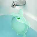 Turtle Bathtub Overflow Drain Cover  Universal Fit Tub Overflow Drain Cover, Drain Stopper Prevents Water Loss for Deeper Soaking - Drains in Aqua Lagoon