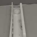 Airwrap Storage Holder Compatible with Dyson Airwrap Curling Iron Wall Mounted Storage Rack Holder for Home Organizer (with Comb) White (Classic Style)