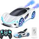 Remote Control Car, RC Drift Car Boys Toys for 4 5 6 7 8 9 10 11 12 Year Old 2.4GHz 360° Rotate RC Cars with Cool Lights, Music & Spray Effects Cool Birthday Presents Gifts for Kids & Boys 4-12