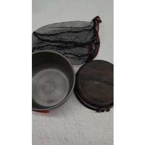 2 Piece Backpacker Hard-Anodized Cook Set - Camping Cookware with Carrying Bag