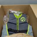 Full Throttle Adult Hinged Rapid Dry USCG Approved Life Jacket for Wakeboard, Skiing, PWC & Boating (Medium, Lime)