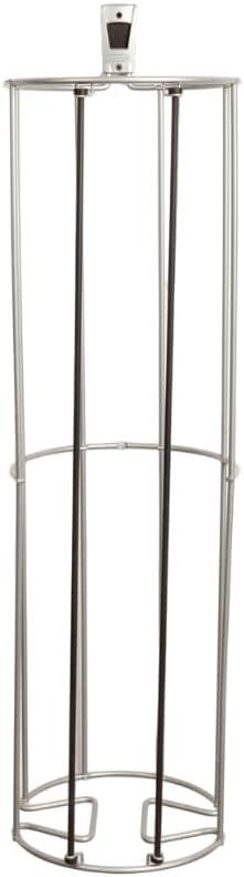 Rubbermaid Garage FastTrack Vertical Ball Rack Satin Nickel Wall Mounted Storage System Holds up to 50 pounds for Home/Garage Silver