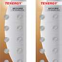 Tenergy 1.5 Volt Battery LR44, Button Cell LR44, ag13/LR44 Batteries Equivalent, Ideal for Watches, Laser Pointers, Small Toys, Portable Electronics, and More, 20 Count