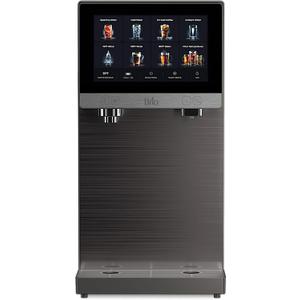 Brio Q60 Sparkling Water Countertop Dispenser with Refillable Tank, No Plumbing Required, Instant Hot & Cold, 4-Stage Reverse Osmosis Filtration, Touch Screen Display, Black