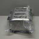 PYY Commercial 4-Slice Toaster for Restaurant - 1.57 Inch Wide Slots, Stainless Steel Body, 6-Level Browning Setting, Removable Crumb Tray, 1800W (225 Slices/Hour) - Ideal for Bread, Bagels, Breakfast (gray)