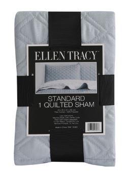 Ellen Tracy™ Standard 1 Quilted Sham, 100% Polyester, 20x26''