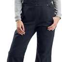 Carhartt Women's Relaxed Fit Washed Duck Insulated Bib Overall (Medium Tall, Navy)
