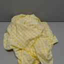 ShinyBeauty 54x108'' Yellow Buffalo Plaid Tablecloth - Checkered Gingham Cotton Blend, Indoor/Outdoor Use, Perfect for Dining, Parties, and Picnics