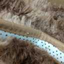 Hutha 4x6 Large Area Rugs for Living Room, Super Soft Fluffy Modern Bedroom Rug, Tie-Dyed Brown Indoor Shag Fuzzy Carpets for Girls Kids Nursery Room Home Decor
