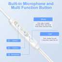 for iPhone 15 16 17 Pro max, Ear Buds Wired Head Phones Pods USB C Earbuds Wired Headphones Earphones EarPods Headset for iPhone 17, 17 Pro, 17 Air, 16e, 16, 16 Pro Max, 16 Pro, 16 Plus, 15, 15 Plus