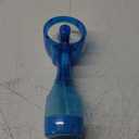 O2COOL LED Lights Deluxe Handheld Battery Powered Water Misting Fan (Dark Blue)