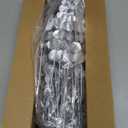 RECUTMS 36Pcs Silver Eucalyptus Leaves Stems 15 inch Artificial Eucalyptuses Leaf Branches Faux Flower Bouquet for Winter Wedding Centerpiece Floral Arrangement Christmas Picks Office Home Table Decor