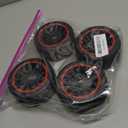 HobbyPark 17mm Hex Pre-Glued 42/100 2.9 Belted Tires and Wheels RC Street Tire with Foam Inserts for 6s High Speed Runs fit for 1/7 Arrma Infraction Felony 6S BLX Limitless 1/8 Typhon 6S 3S (Set of 4)