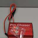 Pro Chaser 400W Car Power Inverter 12V DC to 110V AC Car Truck RV Inverter 6.2A Dual USB Charging Ports for Road Trips (Type C Adaptors Included) (Red)