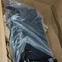 Stadium Seat with Back Support, Portable Fording Bleacher Chair with Cushion and Armrest, Cup Holder, Mesh Bag and Hidden Hook, Football, Soccer (Grey)