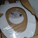 Bemis 1500EC 390 Lift-Off Wood Elongated Toilet Seat, Cotton White (Pack of 1)