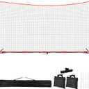 7x7ft /10x16ft /10x20ft Portable Sport Net with Handbag and 12 Ground Nails. Stable Backstop Net for Softball, Lacrosse, Soccer, Baseball. Ball Stop Equipment for Backyard Garden TrainingOnly Block (1020 Feet)
