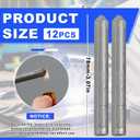 Tandefio 12 Pcs Low Temperature Universal Welding Rod Sticks Metal Melt Low Melt Solder Pipe Tools Electrode Aluminum Rod for Stainless Steel Iron, Beginner and Pro