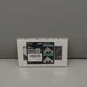 [1 Pack] BESTTEN 4 Gang Screwless Decorative Wall Plate, Mid-Size H4.88" x W8.58", USWP6 Gloss Snow White, Faceplate Cover for Decorator Receptacle Outlet & Switch