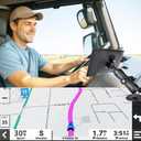 VAUBORTTI Aluminum GPS Mount with [17mm to 25mm Dual Ball Adapter], Fits Garmin GPS & Phone Holder, Replacement for Suction Cup Windshield Mount, Heavy-Duty Drill Base, Arm with 1" Ball Joint