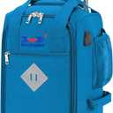 Boardingblue 17x10x9 Inches United Airlines Rolling Personal Item Under Seat Duffle Bag Luggage Suitable For Major Airlines Including Spirit, and Frontier Airline