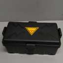 Hrensaw Medium Outdoor Electrical Box(10.6x5.5x4.5inch),Weatherproof Connection Box w/6 Cable Entry,IP54 Waterproof Extension Cord Cover Protect Power Strip,Timer,Plug,Holiday Lights,Black