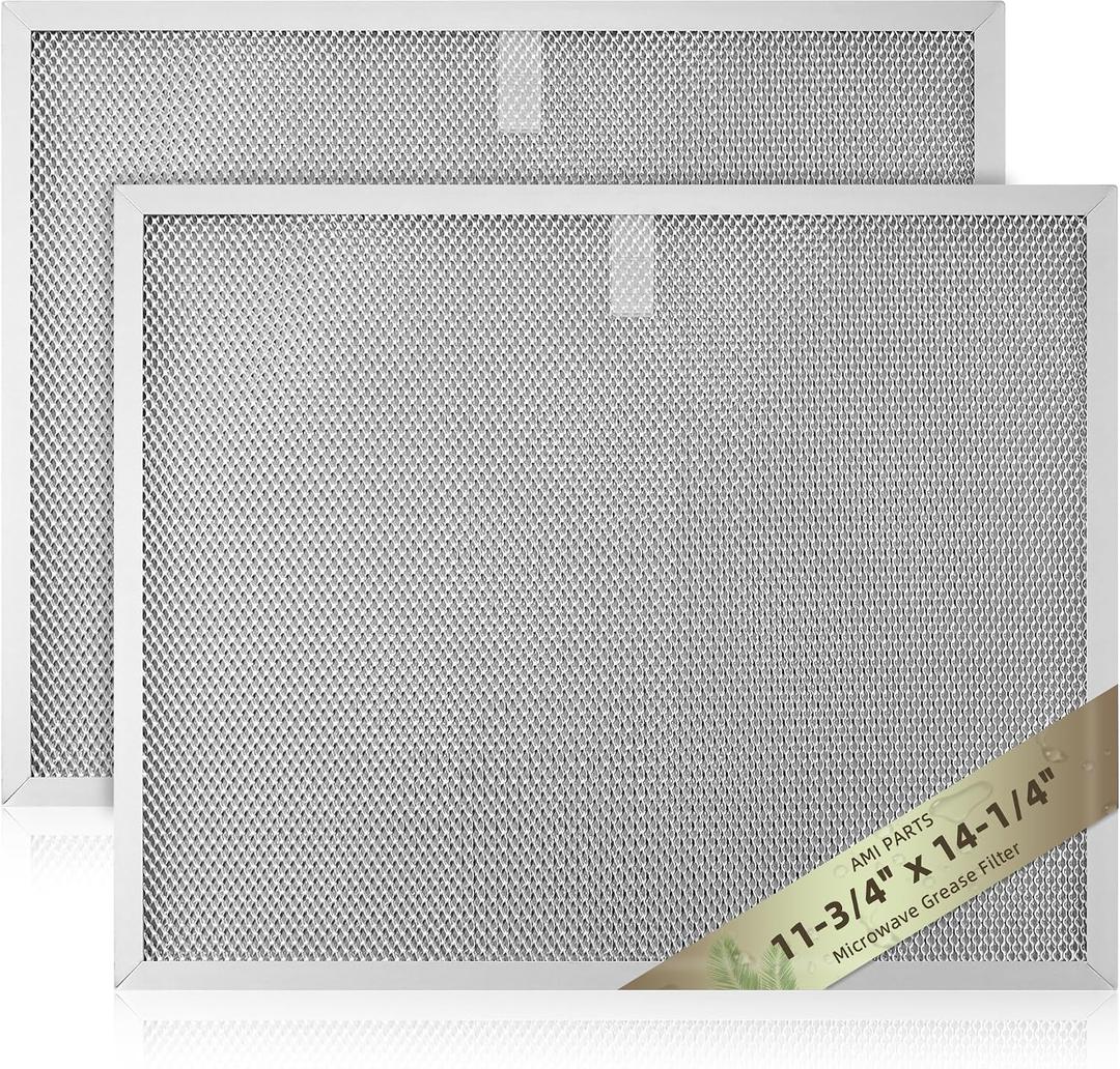 2-Pack for Allure Range Hood Filter 11-3/4" x 14-1/4" for B-roan Range Hood 30-Inch wide QS Series Replaces BPS2FA30 99010299 99010305 AP3378953 Filter by AMI PARTS