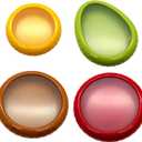 Avocado Saver & Onion Storage Containers - 4-Piece Reusable Fridge Produce Holders | BPA-Free Veggie Saver for Garlic, Onions, Lemons, Potatoes & Fresh Produce